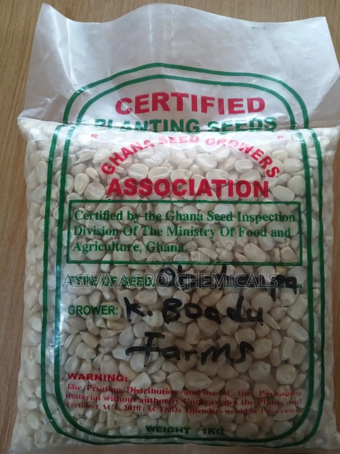 Certified Planting Maize Seeds (Obatanpa, Honampa)