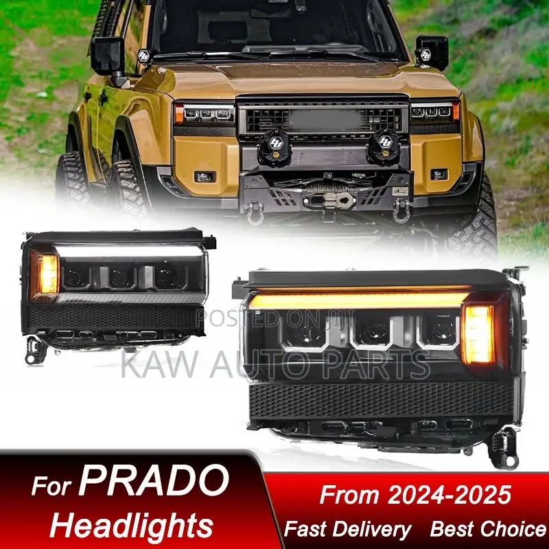 2022,2023,2024,2025 Full Led Headlight For Toyota Land Cruiser Prado