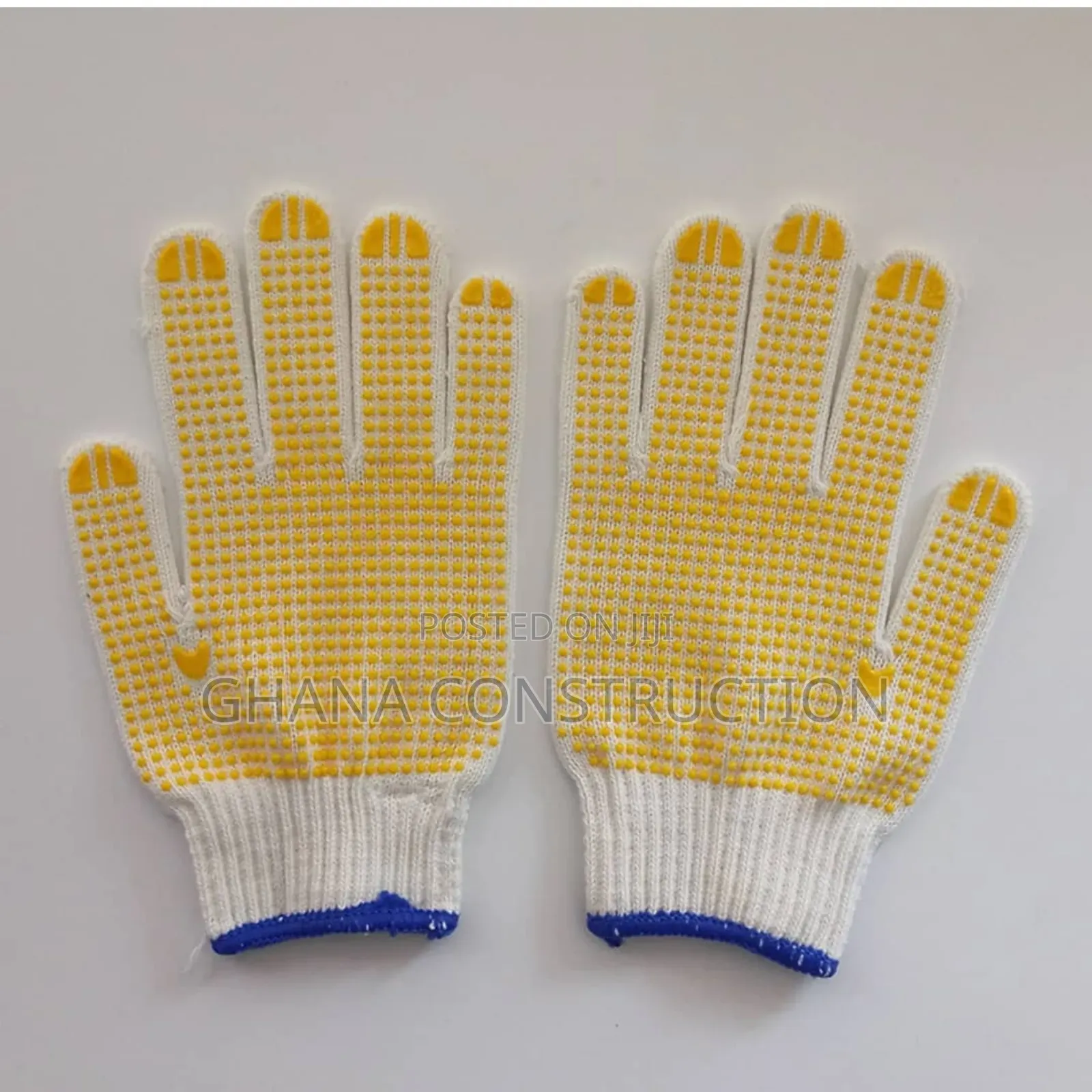Dozen Dotted Cotten Knitted Gloves