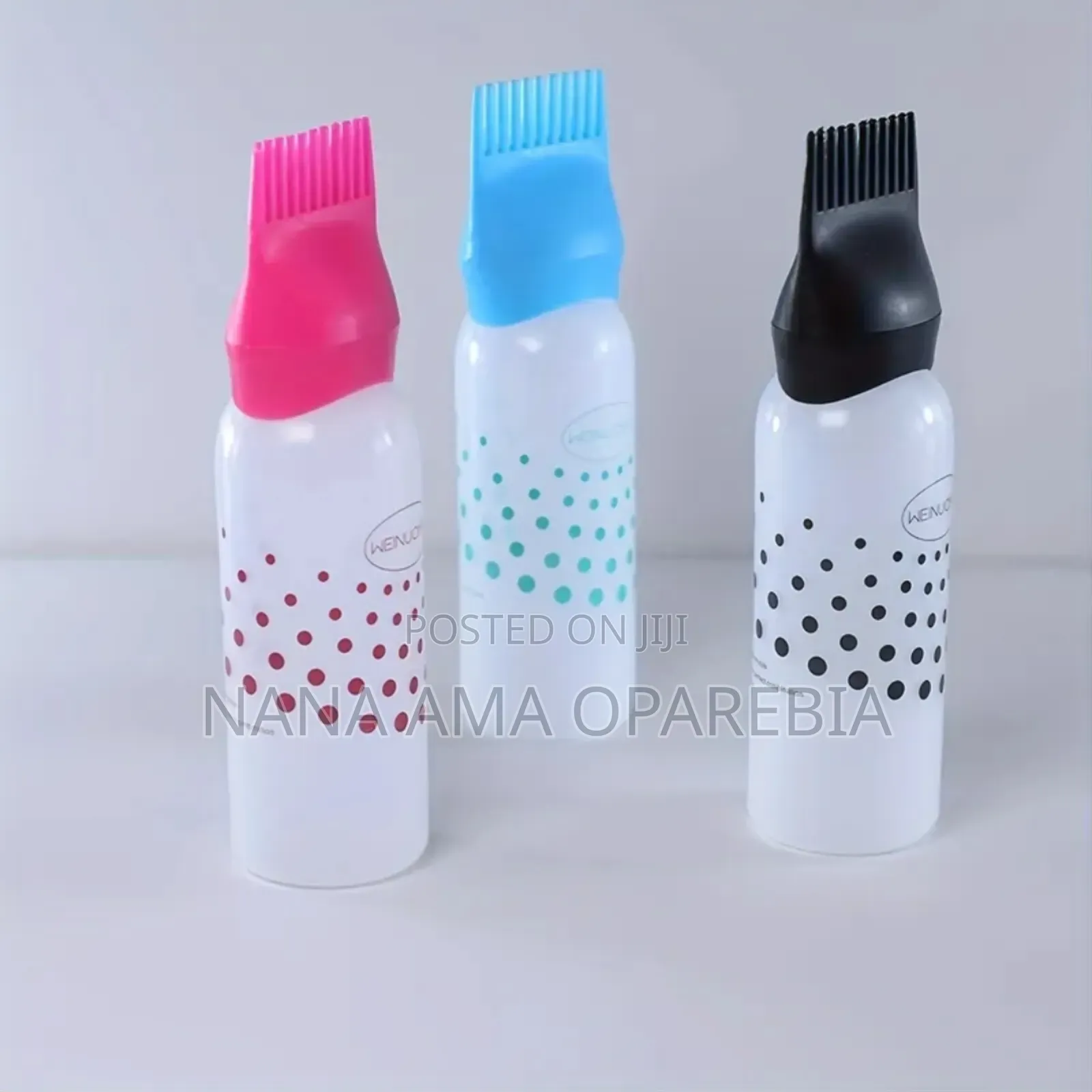 3pcs Root Comb Applicator Bottle for Hair Dye Oil