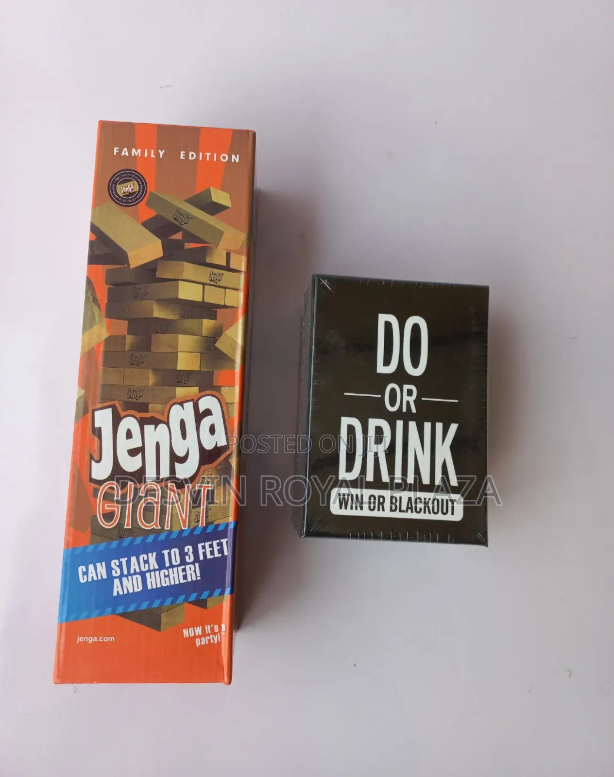 Jenga + Do or Drink