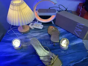 Original Zara Gold Heels for an Affordable Price
