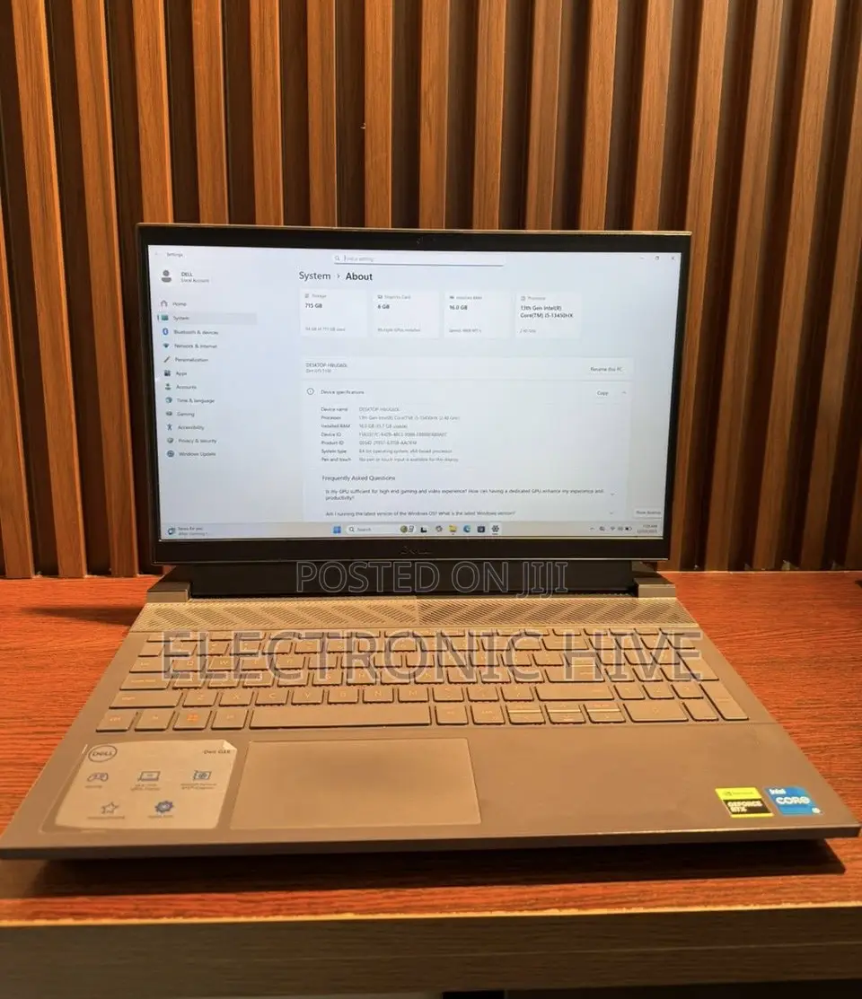 Laptop Dell G15 5535 16GB Intel Core I5 SSD 512GB