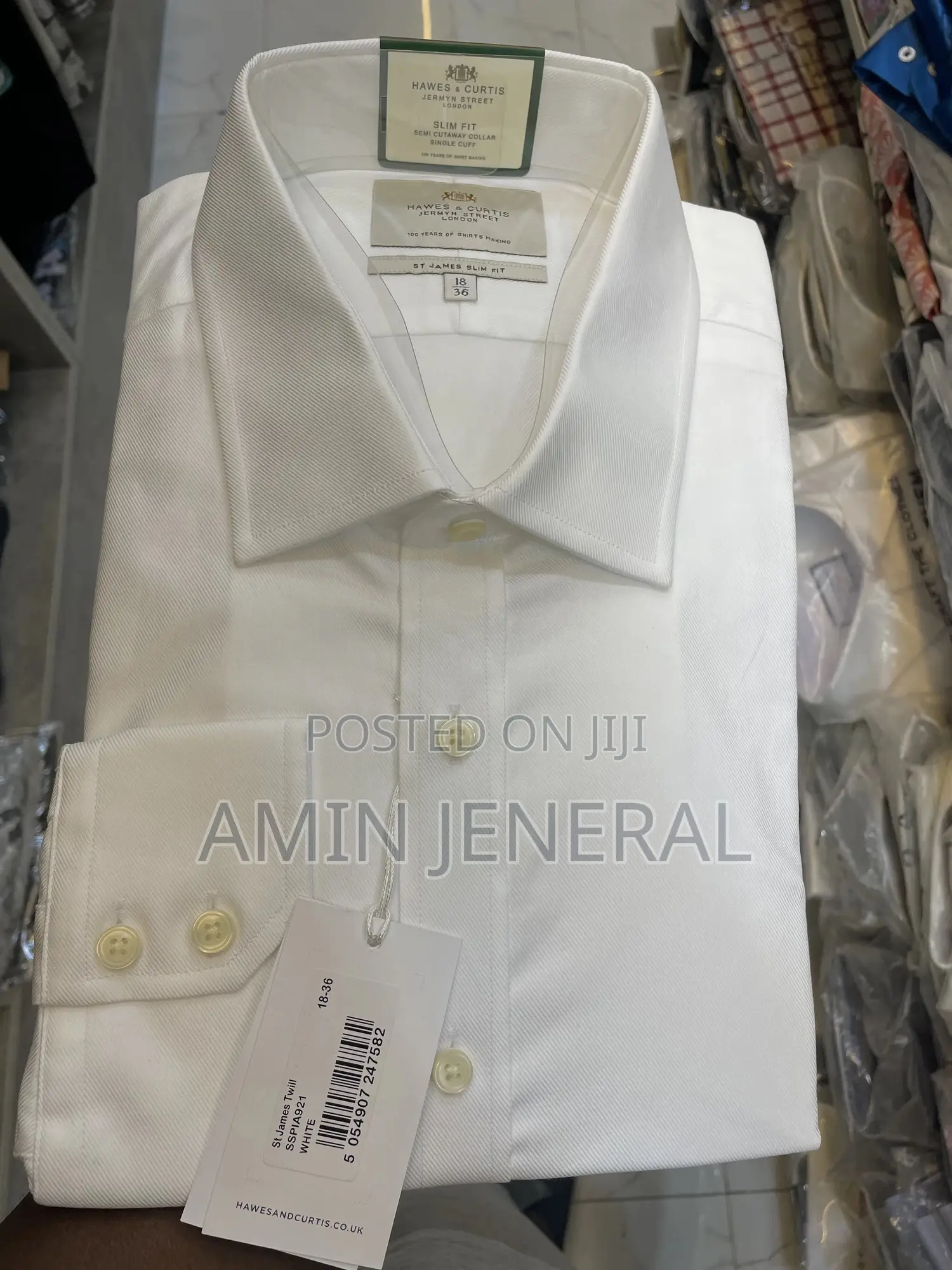 Hawes Curtis White Shirt