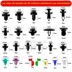 680-Piece Automotive Retainer Clip and Fastener Assortment Kit