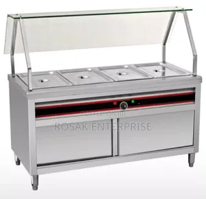 Food Bain Marie With Shelves
