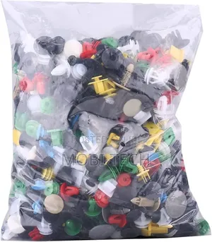 Universal Set of Automotive Plastic Retainer Clips and Fasteners