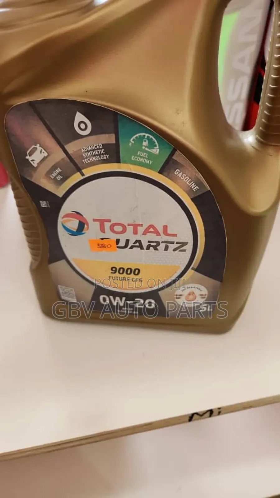 Total Engine Oil 5w-30,5w-20,Ow-20 ,5litres.
