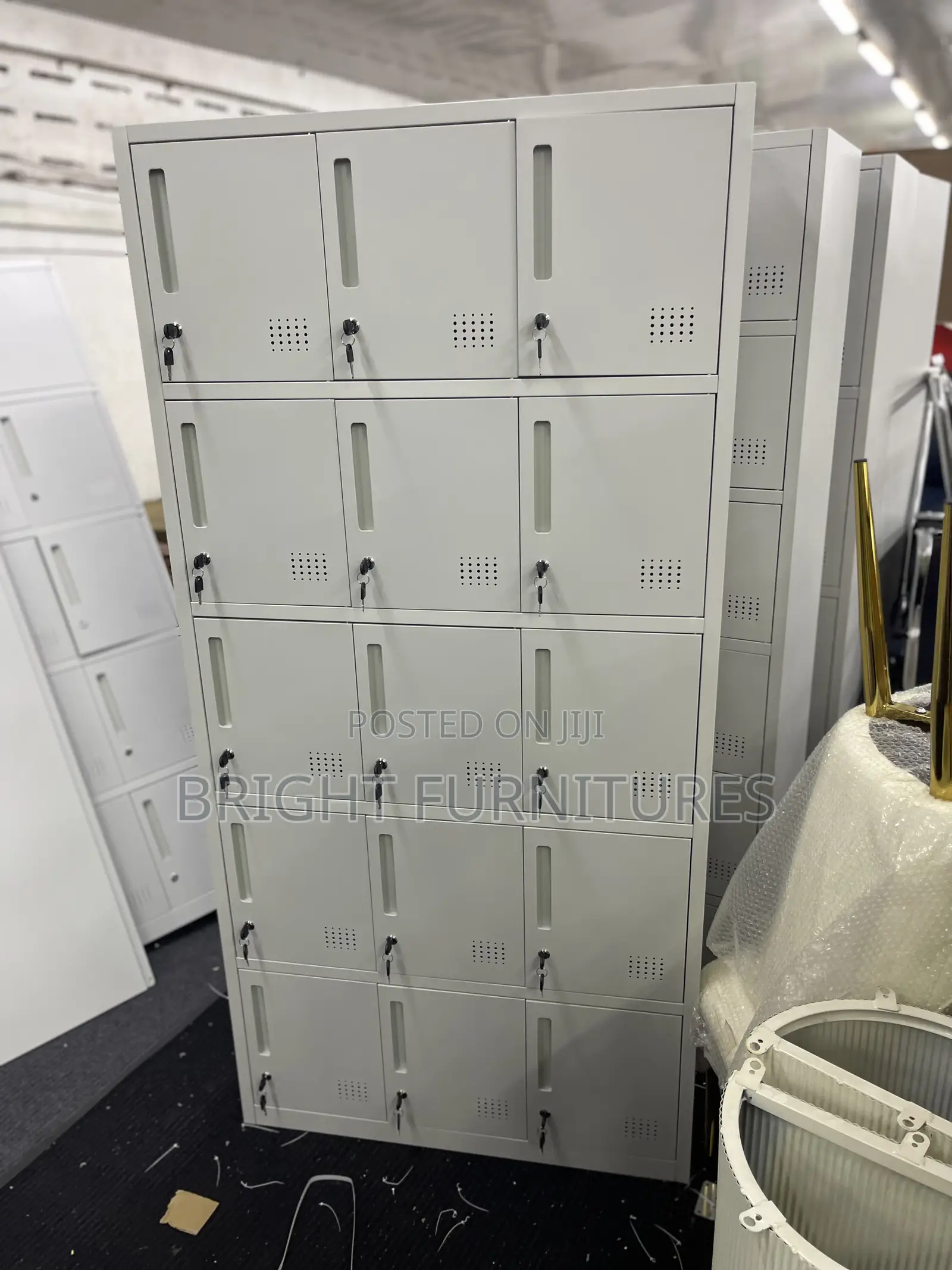 15 Lockers Office Cabinets