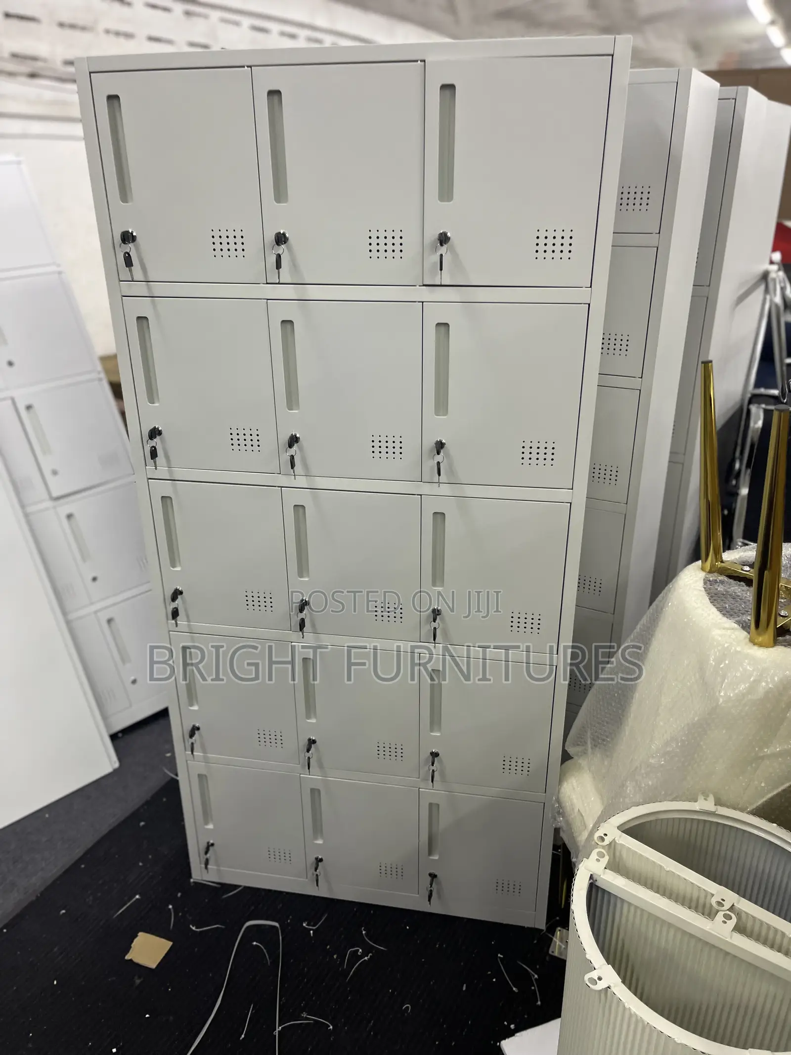 15 Lockers Office Cabinets
