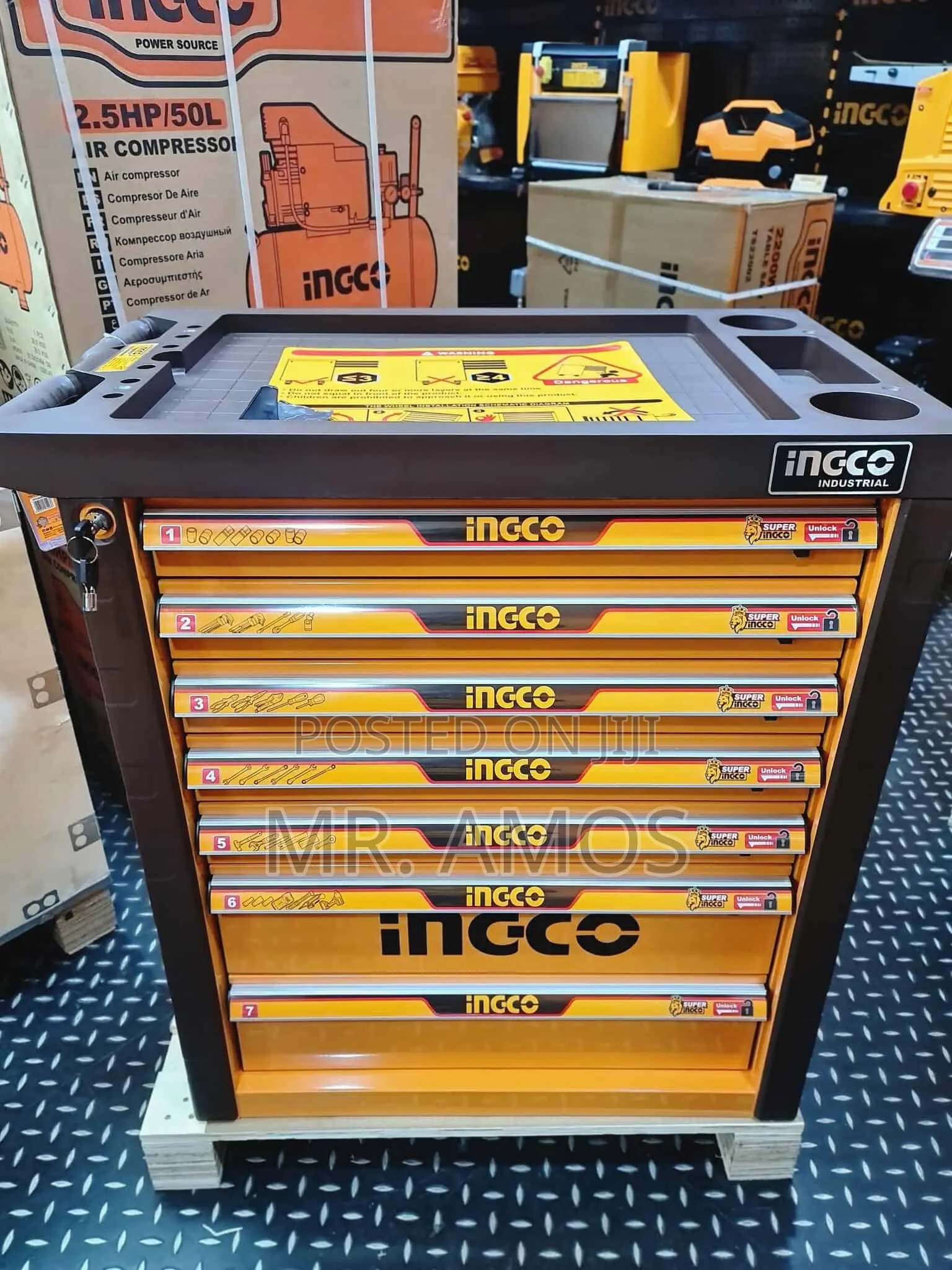 288 Pieces Mechanic Toolbox + 1350n.M Impact Wrench - Htcs282882