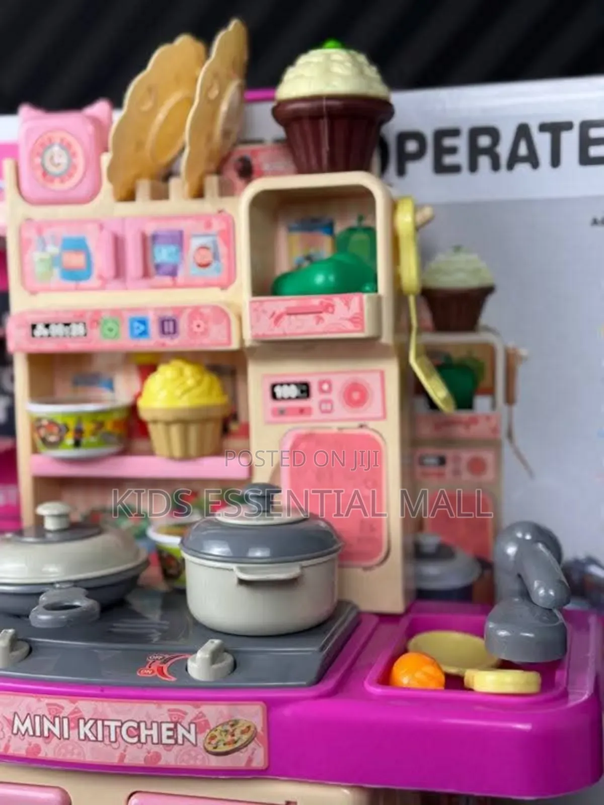 Kitchen Set for Kids and It Battery Operated