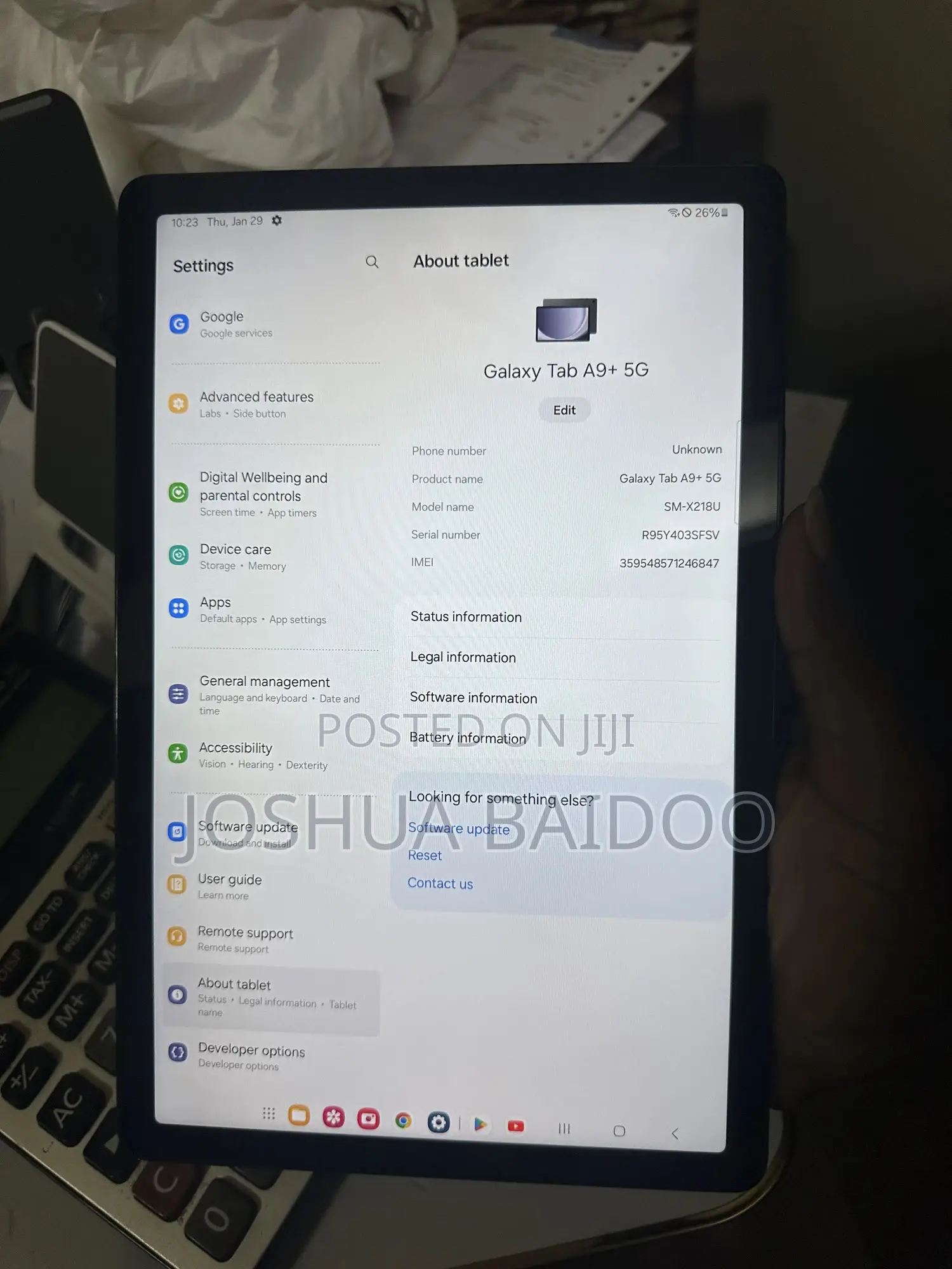 Samsung Galaxy Tab A9+ 64 GB Black