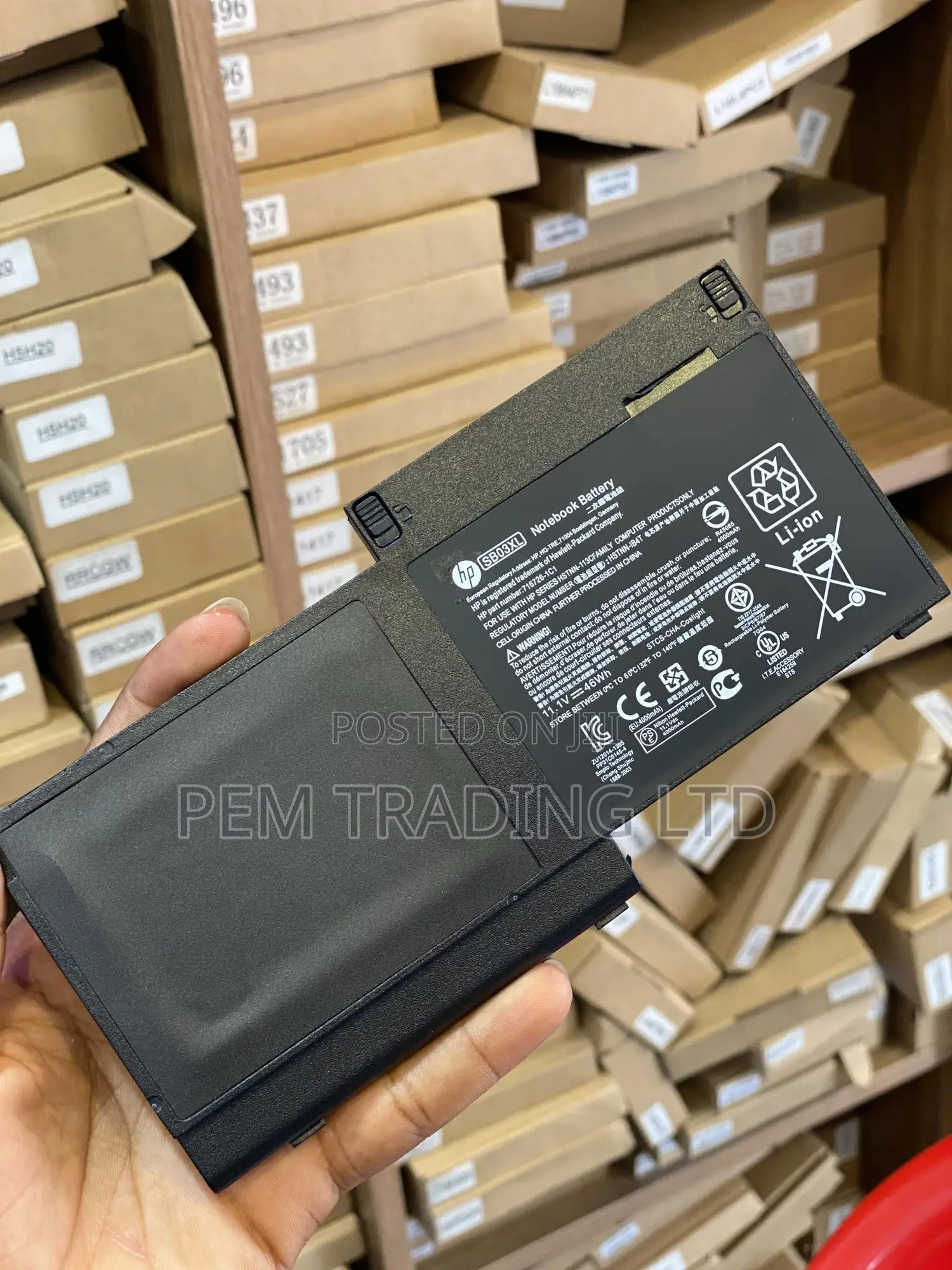 Sb03xl Battery for Hp Elitebook 720 725 G2 820 G1 G2