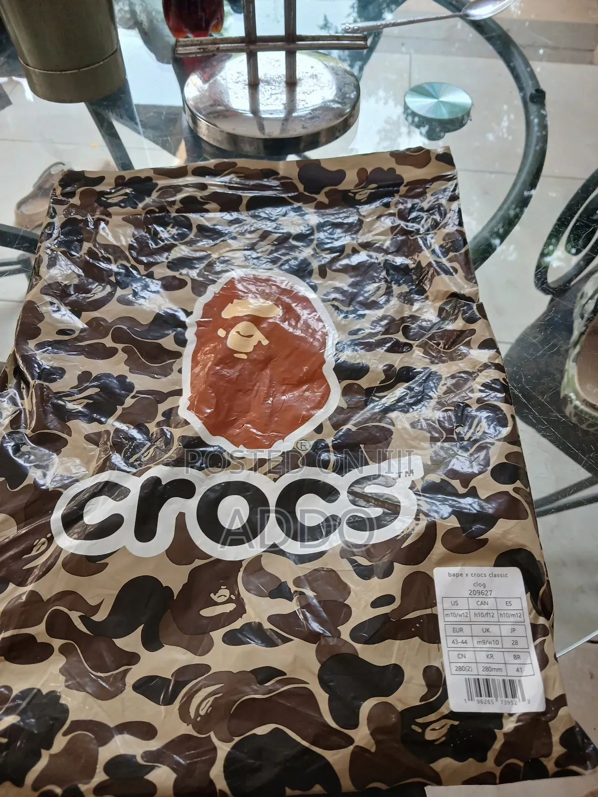 Bape Crocs Camo