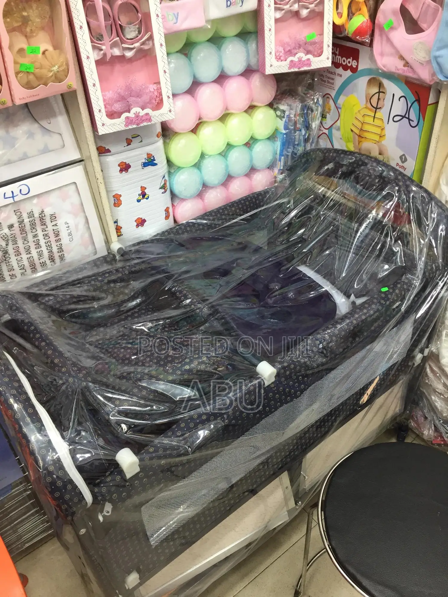 Metal Baby Cot 2 in 1
