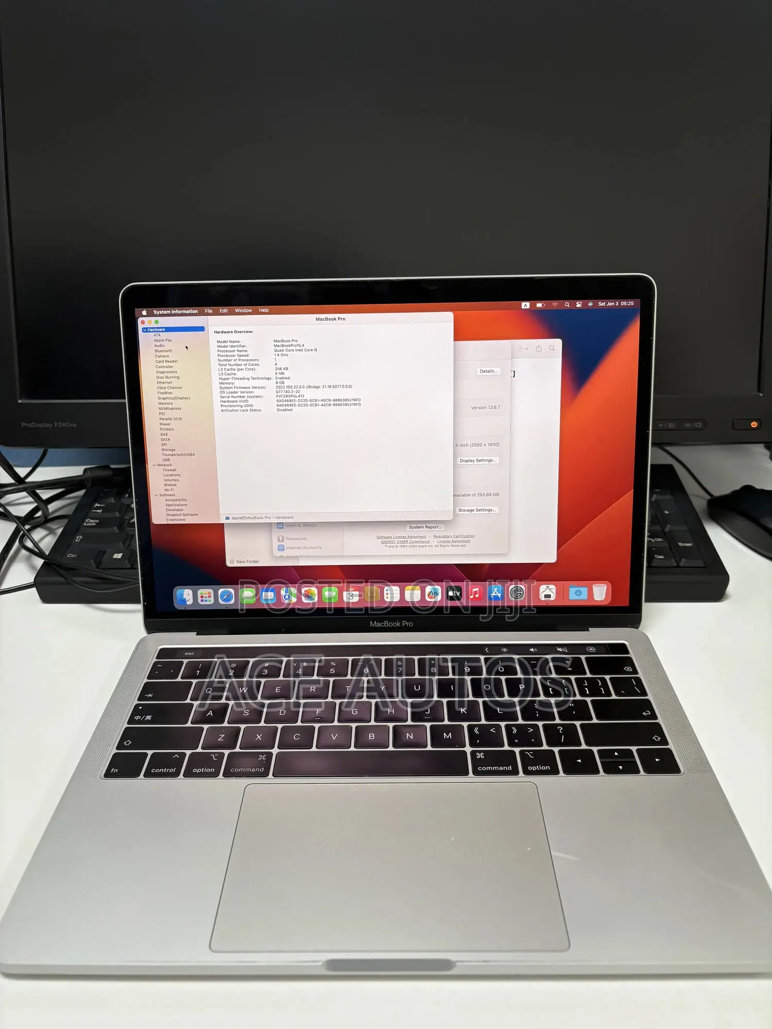 Laptop Apple MacBook Pro 2019 8GB Intel Core i5 SSD 256GB