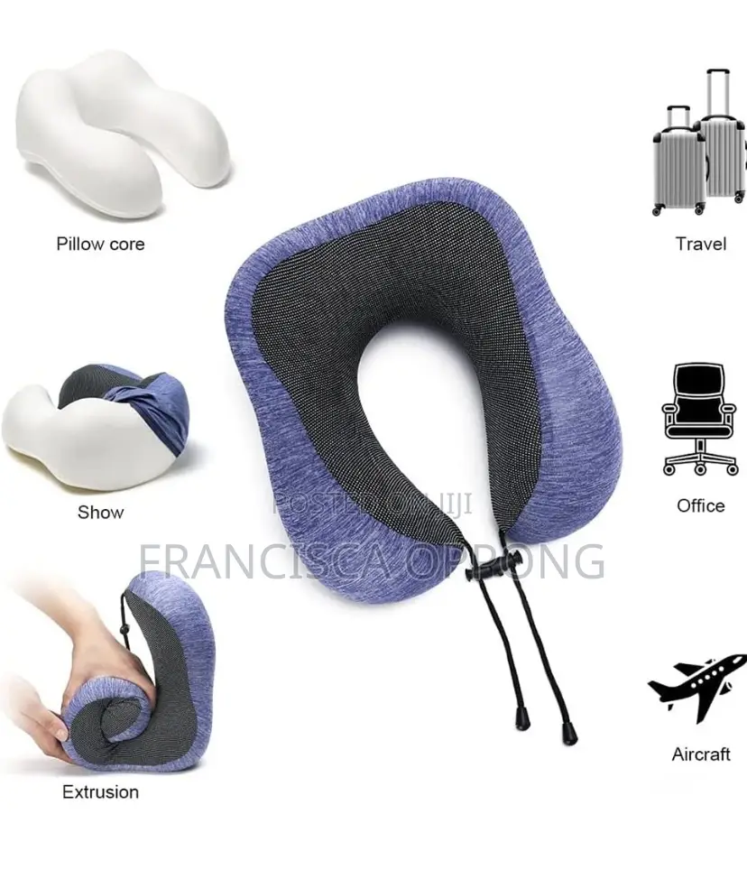Soft Travel Pillow U-shaped Memory Foam Neck Pillow