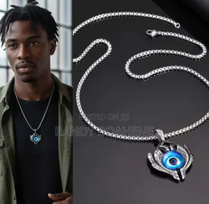 Blue Eye Pendant Necklace