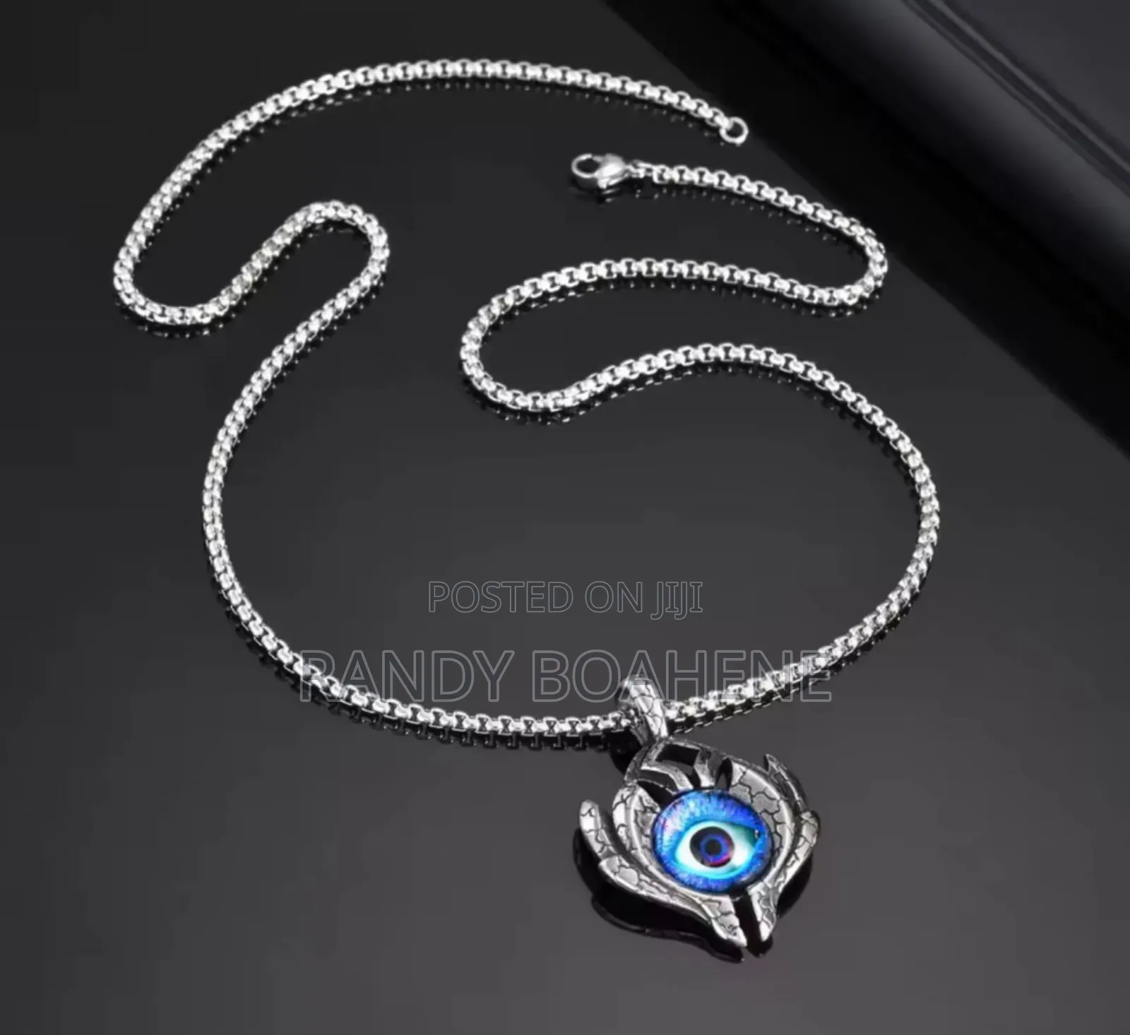 Blue Eye Pendant Necklace