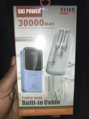 30000 Mah Power Bank With Cables