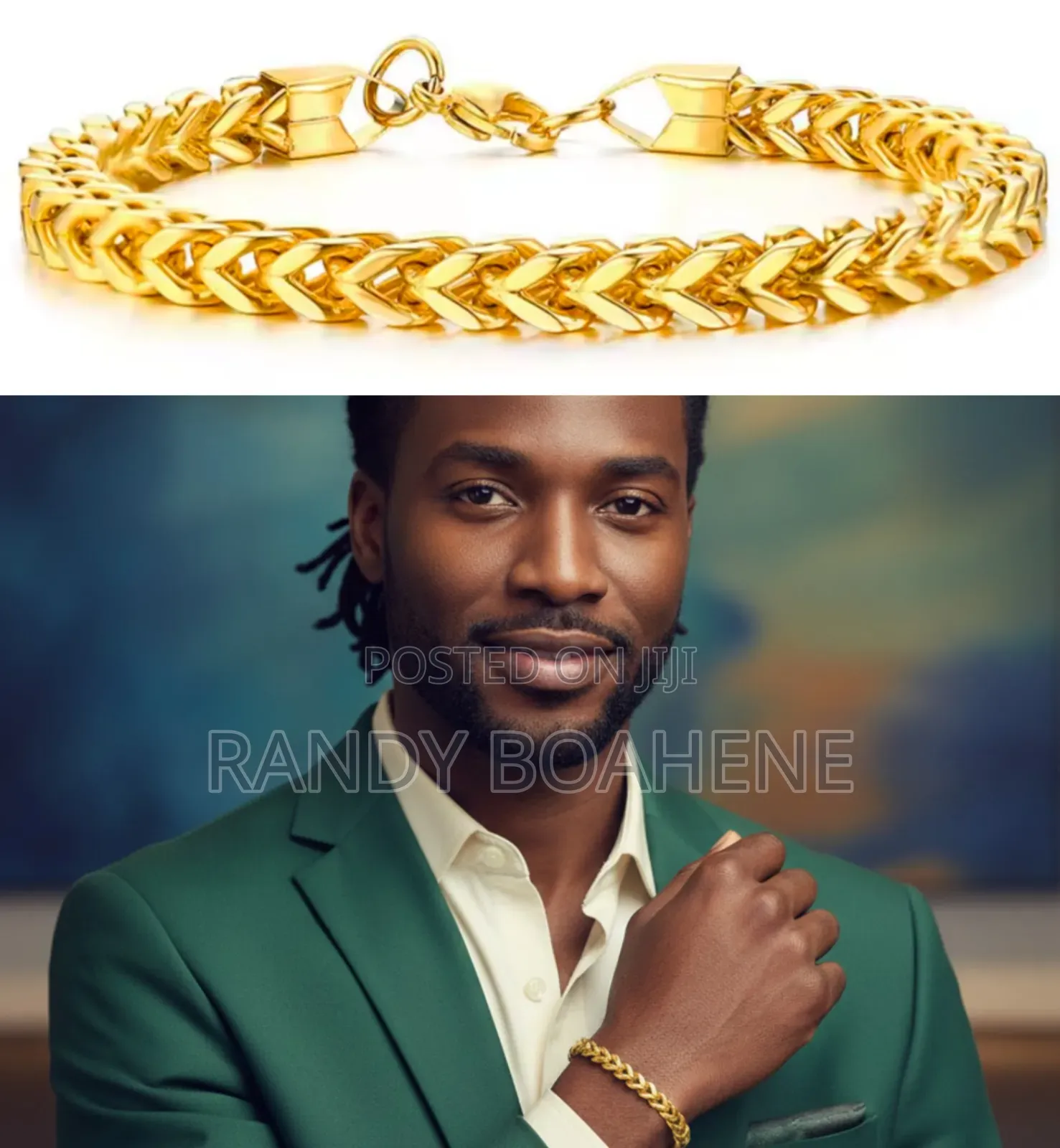 Men Franco Chain Bracelet
