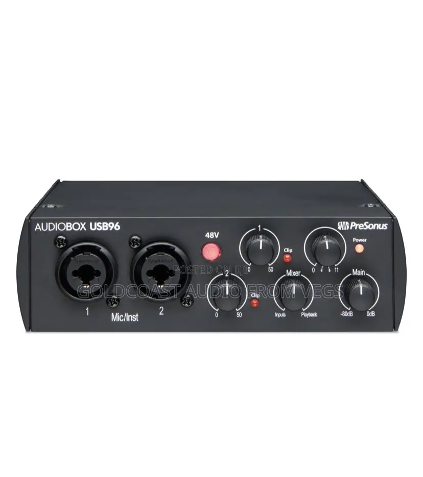 Presonus Audiobox Usb 96 Complete Hardware/Software Recording Bundle
