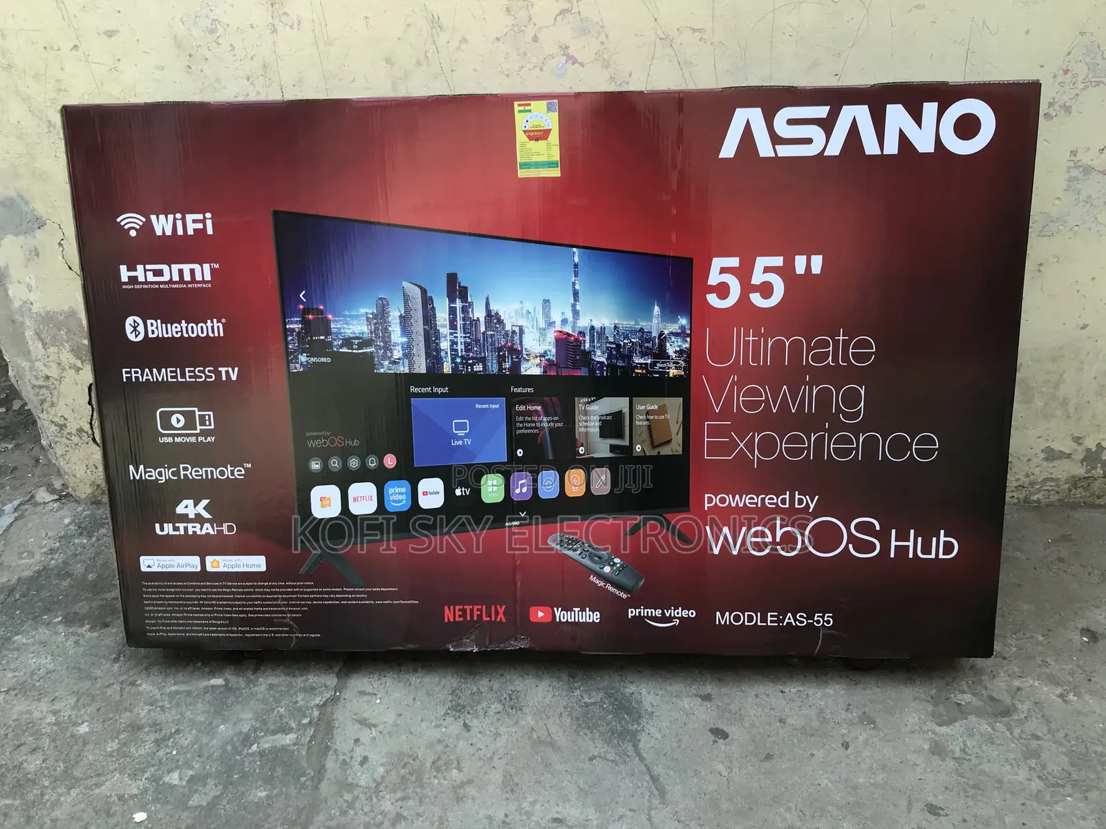 Well Managed Asano 55inch Smart Uhd Tv