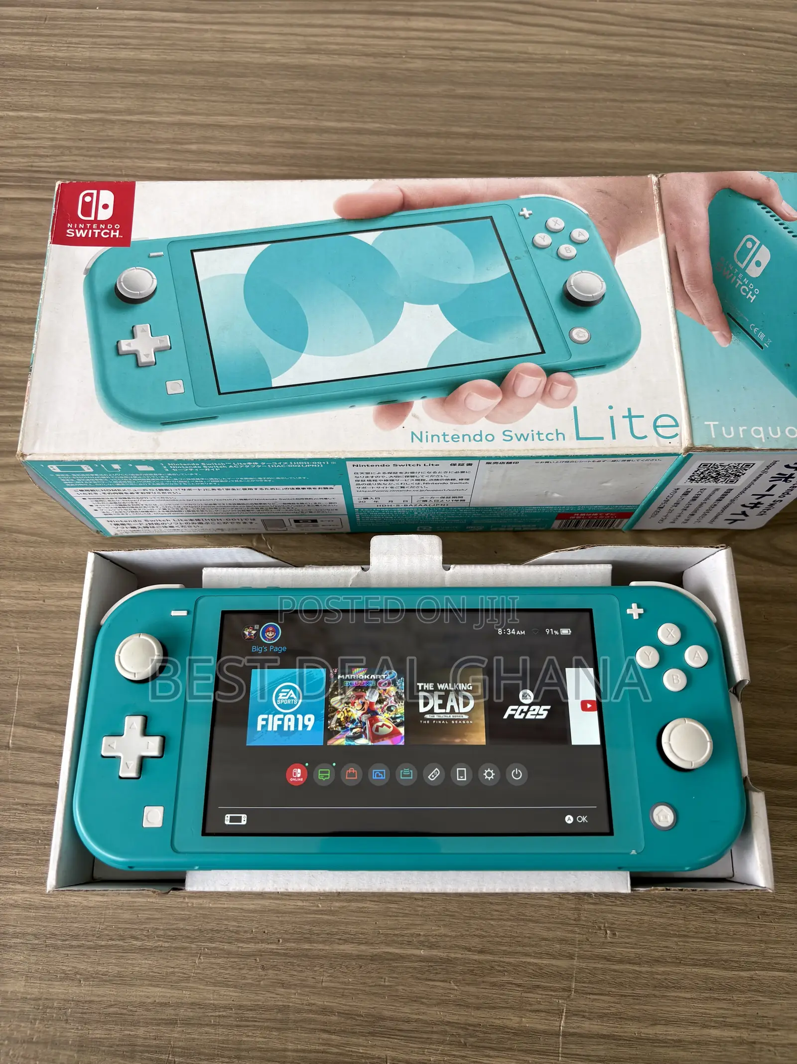 Nintendo Switch Lite With Games