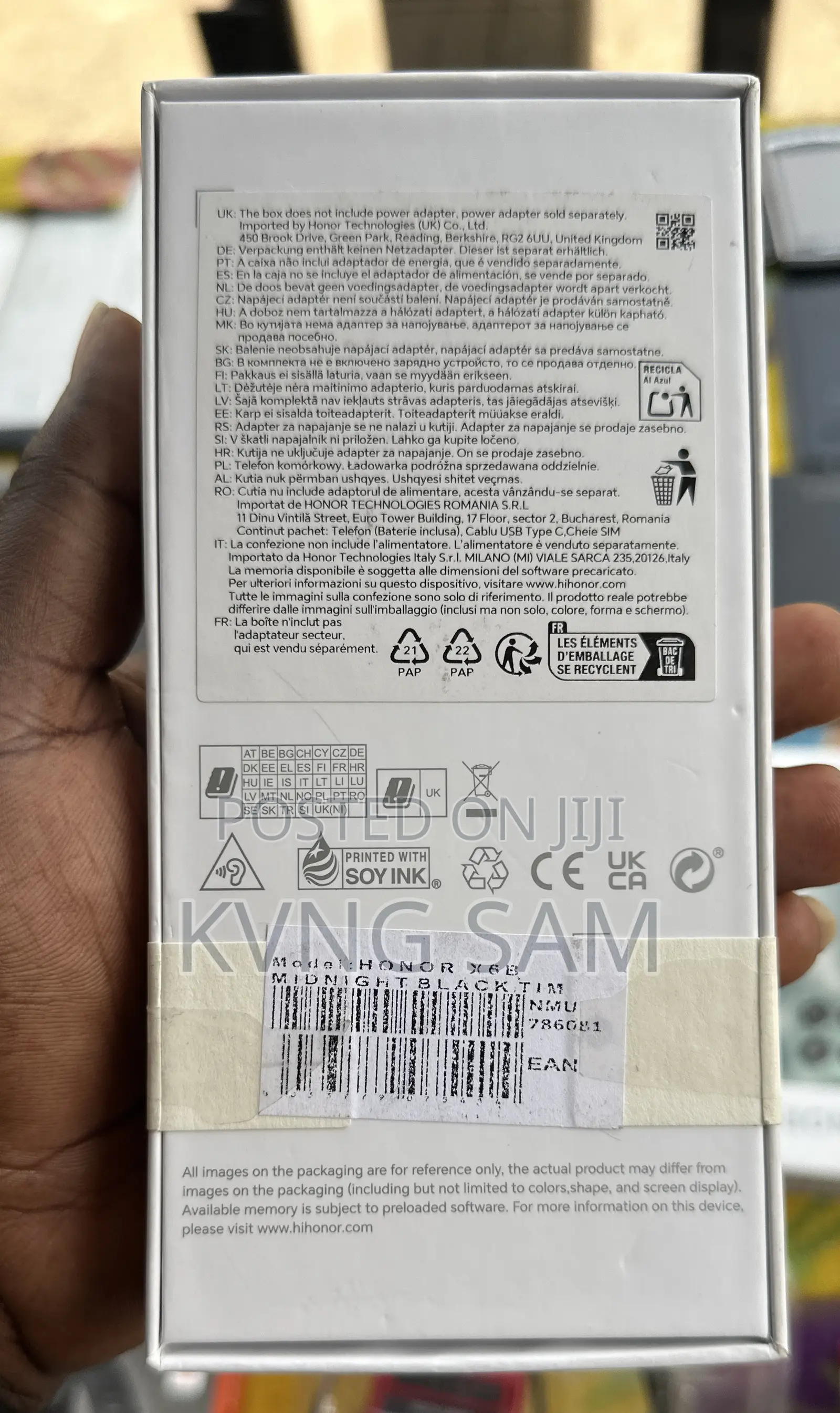 New Honor X6b 128 GB Black