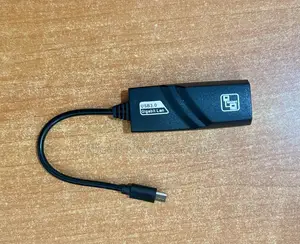 Type-C Male to Rj45 Gigabit Cable Ethernet Adapter