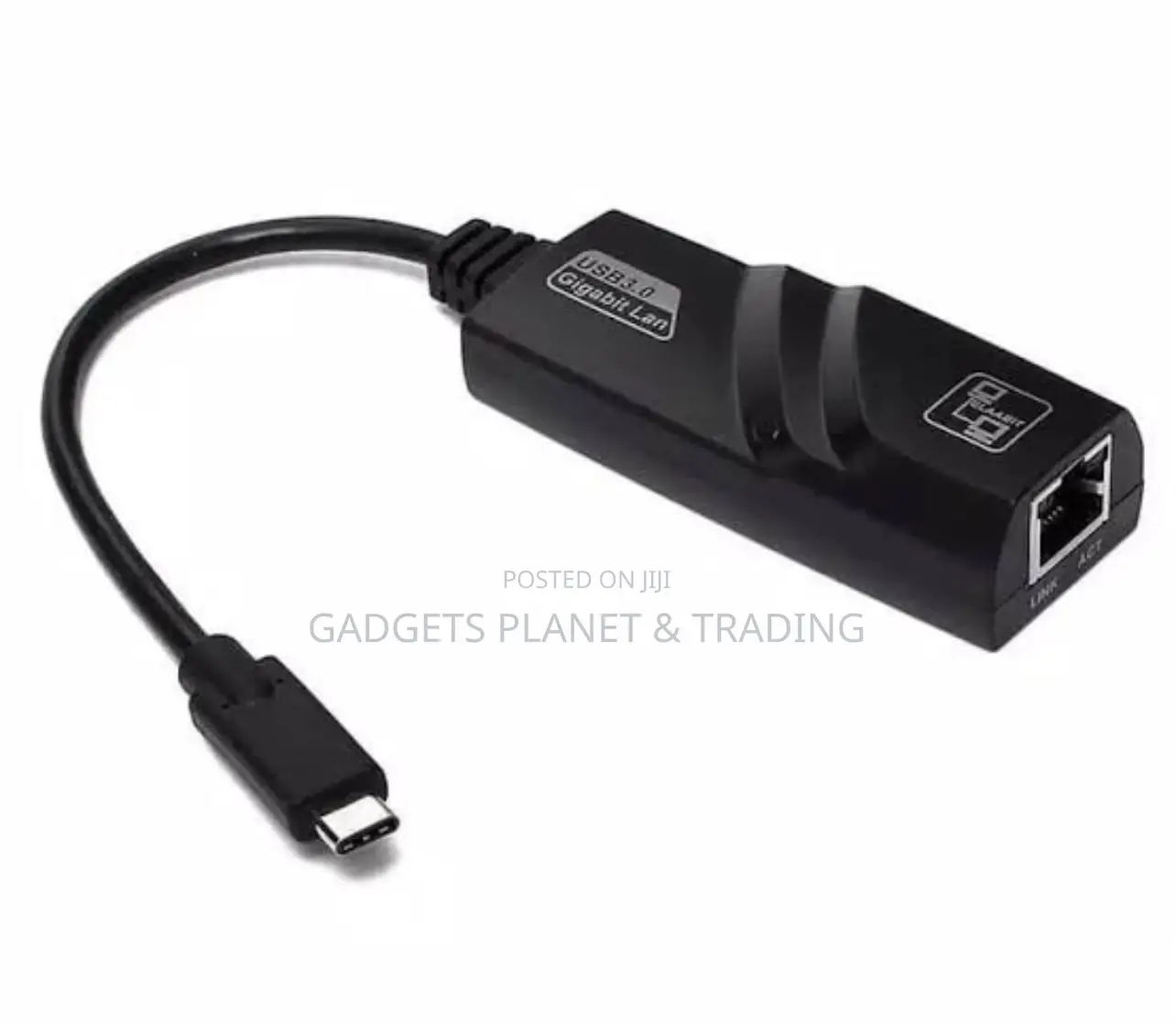 Type-C Male to Rj45 Gigabit Cable Ethernet Adapter