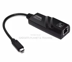 Type-C Male to Rj45 Gigabit Cable Ethernet Adapter