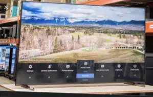 Shop Authentic Samsung Qled Smart Screen Television(100n80f) Black