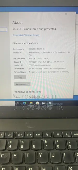 Laptop Lenovo ThinkPad T460 8GB Intel Core I5 SSD 256GB