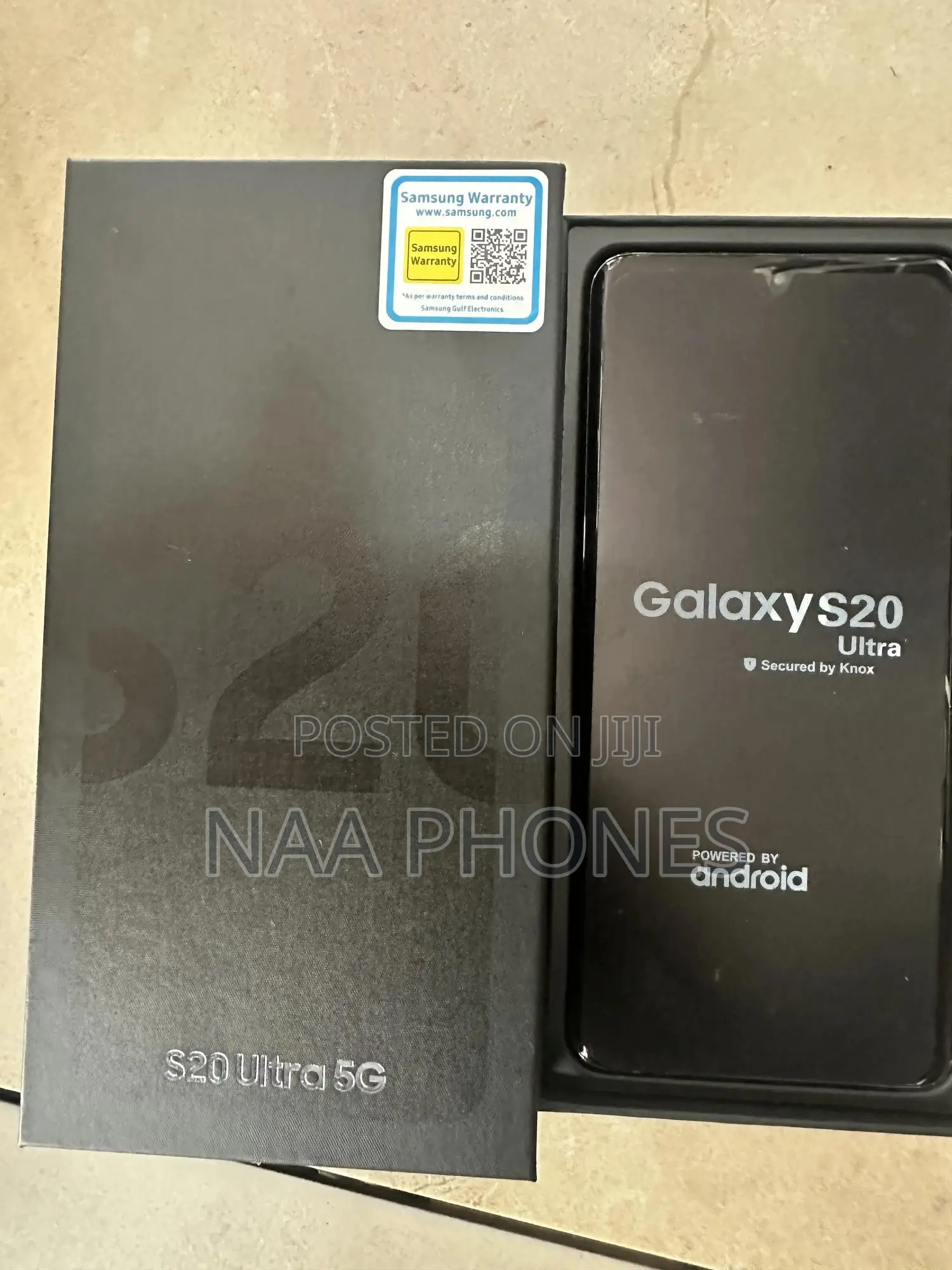 New Samsung Galaxy S20 Ultra 5G 256 GB Black
