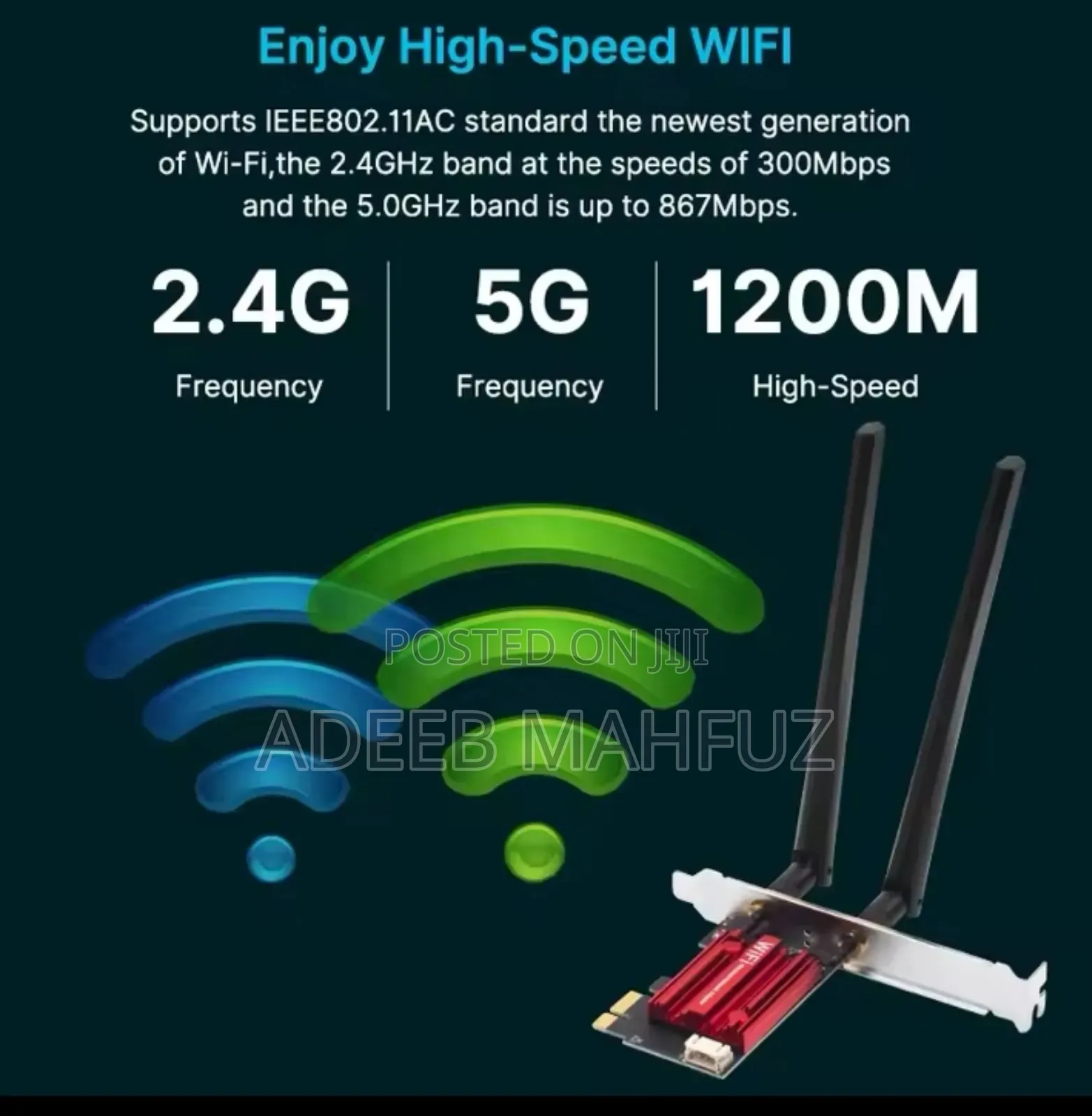 Fenvi Wifi 5 Plus Bluetooth Pcie Adapter