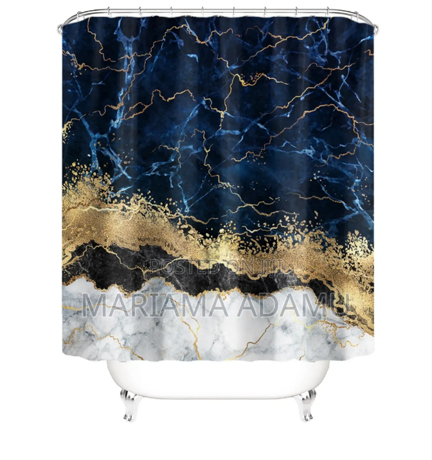 3d Designs Bathroom Curtains