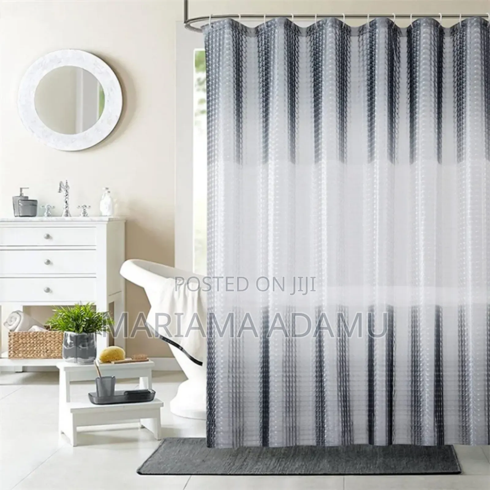 3d Designs Bathroom Curtains