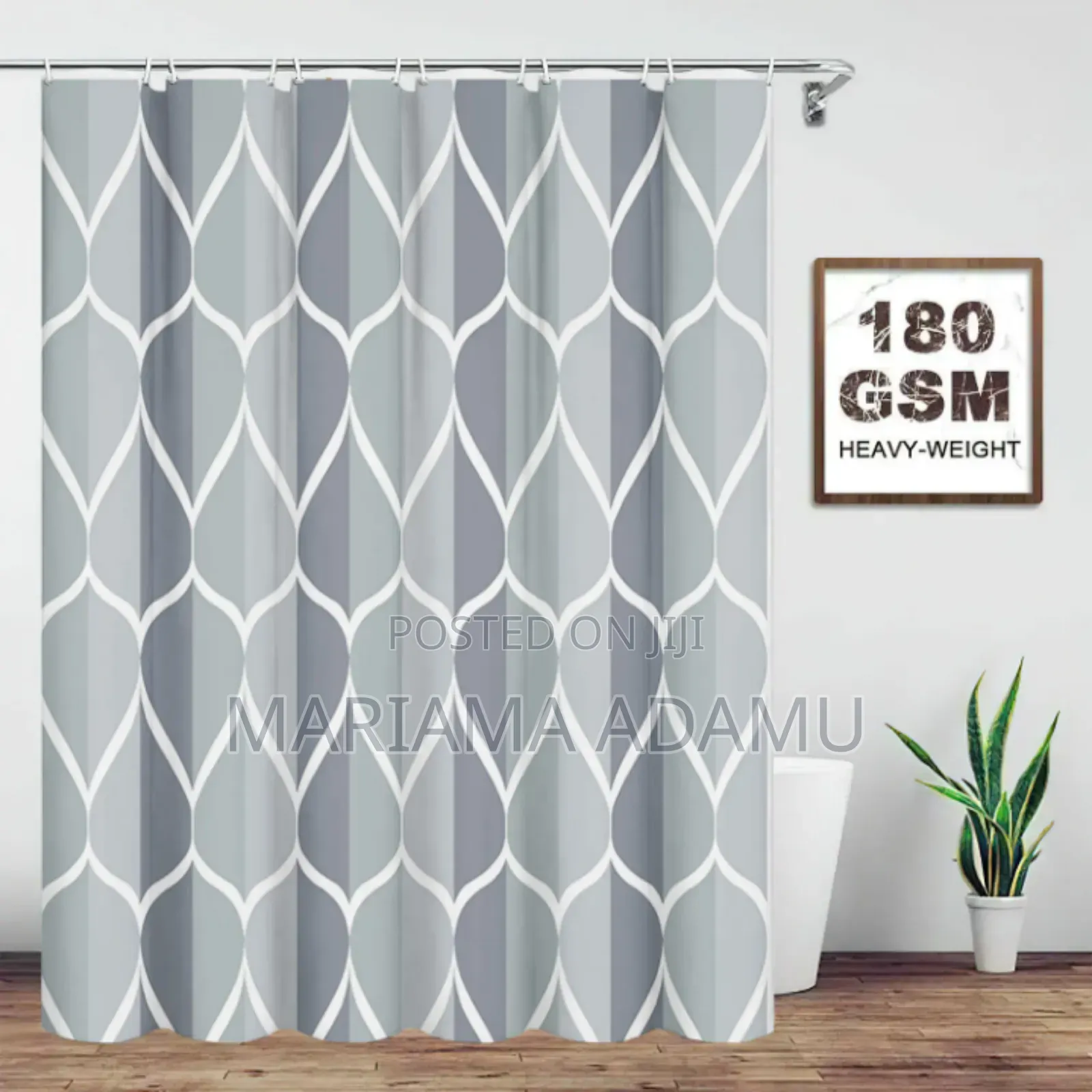 3d Designs Bathroom Curtains