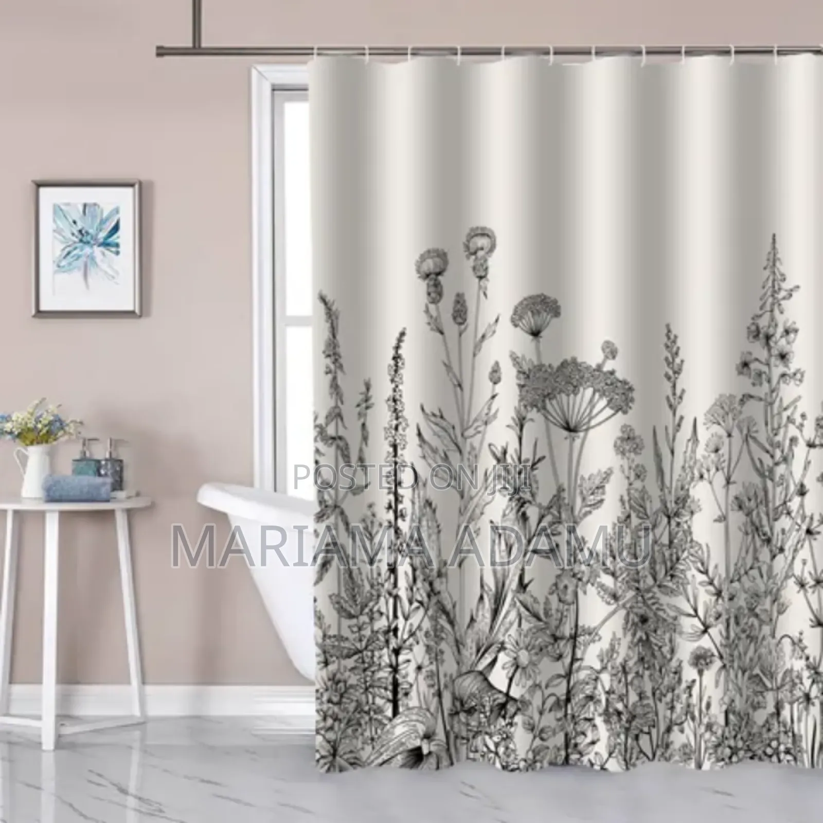 3d Designs Bathroom Curtains