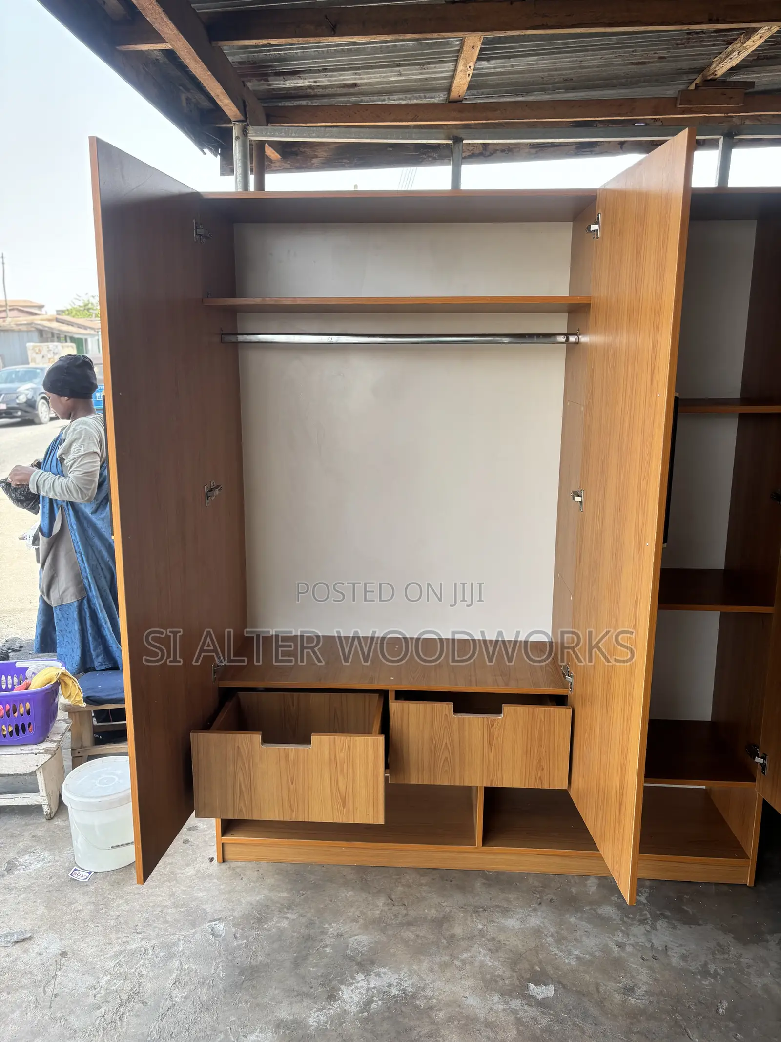 3in1 Laminated Wardrobe