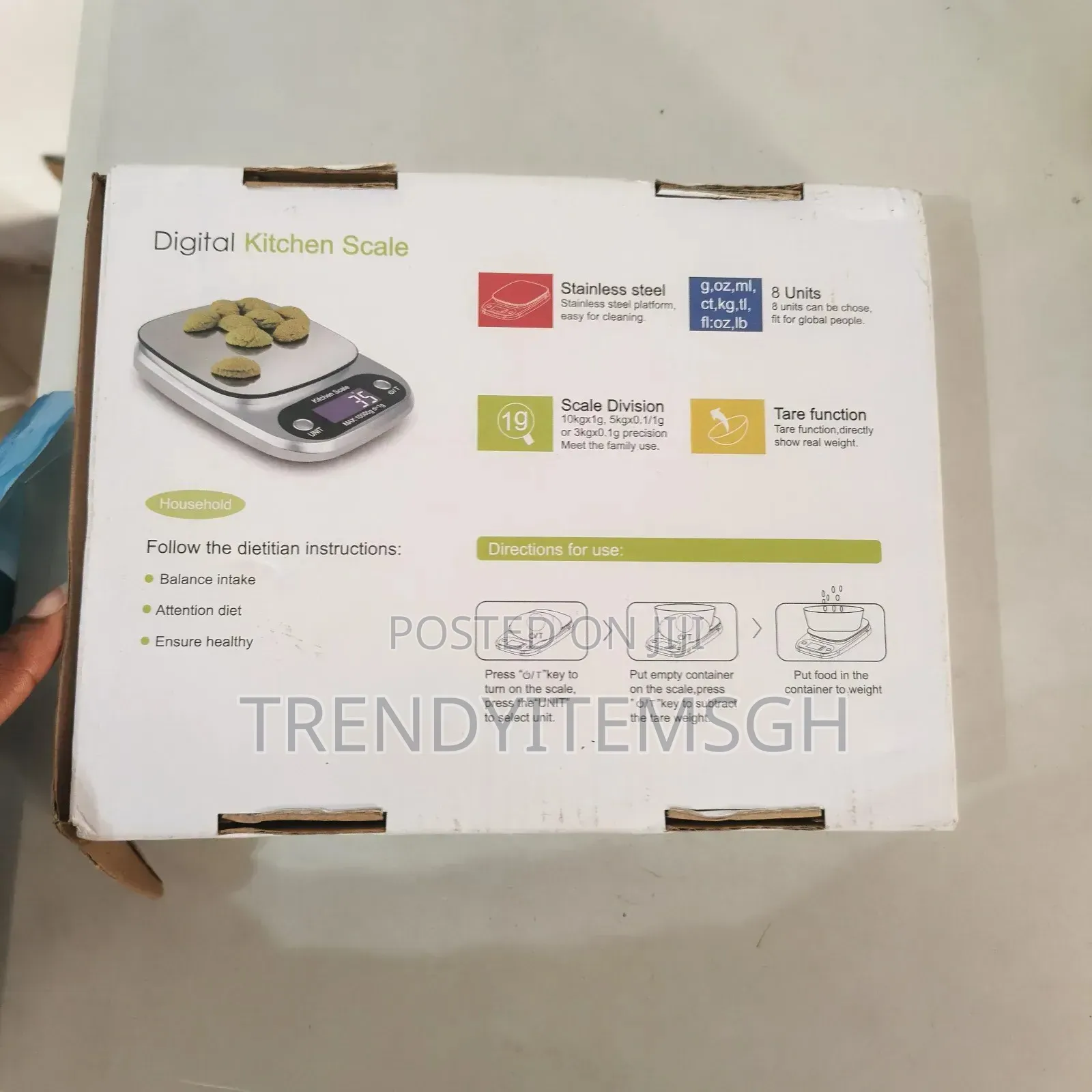 10kg Quality Digital Stainless Kitchen Scale