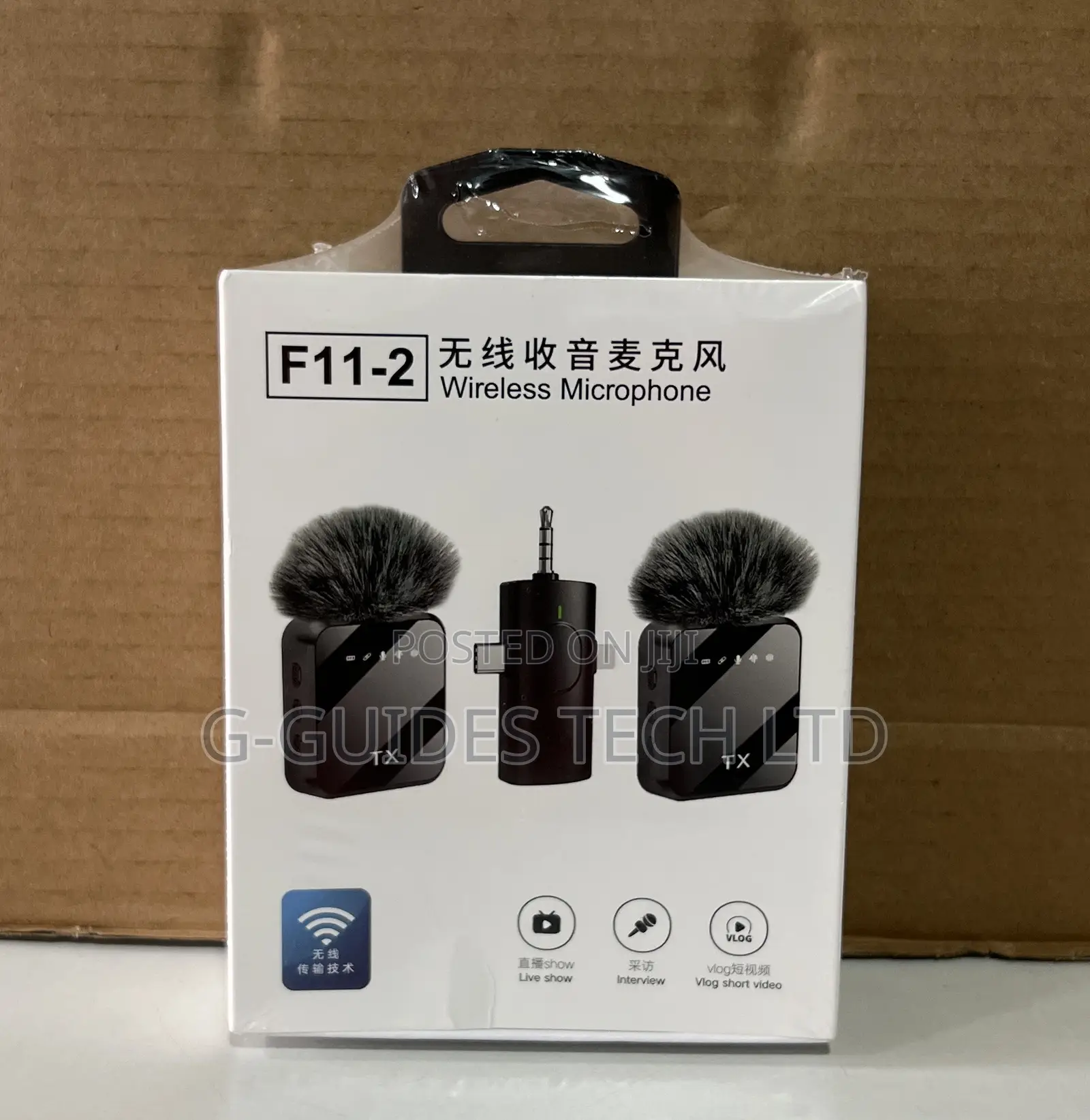 F11-2 Wireless Microphone, 3-in-1 Universal Wireless Microphone