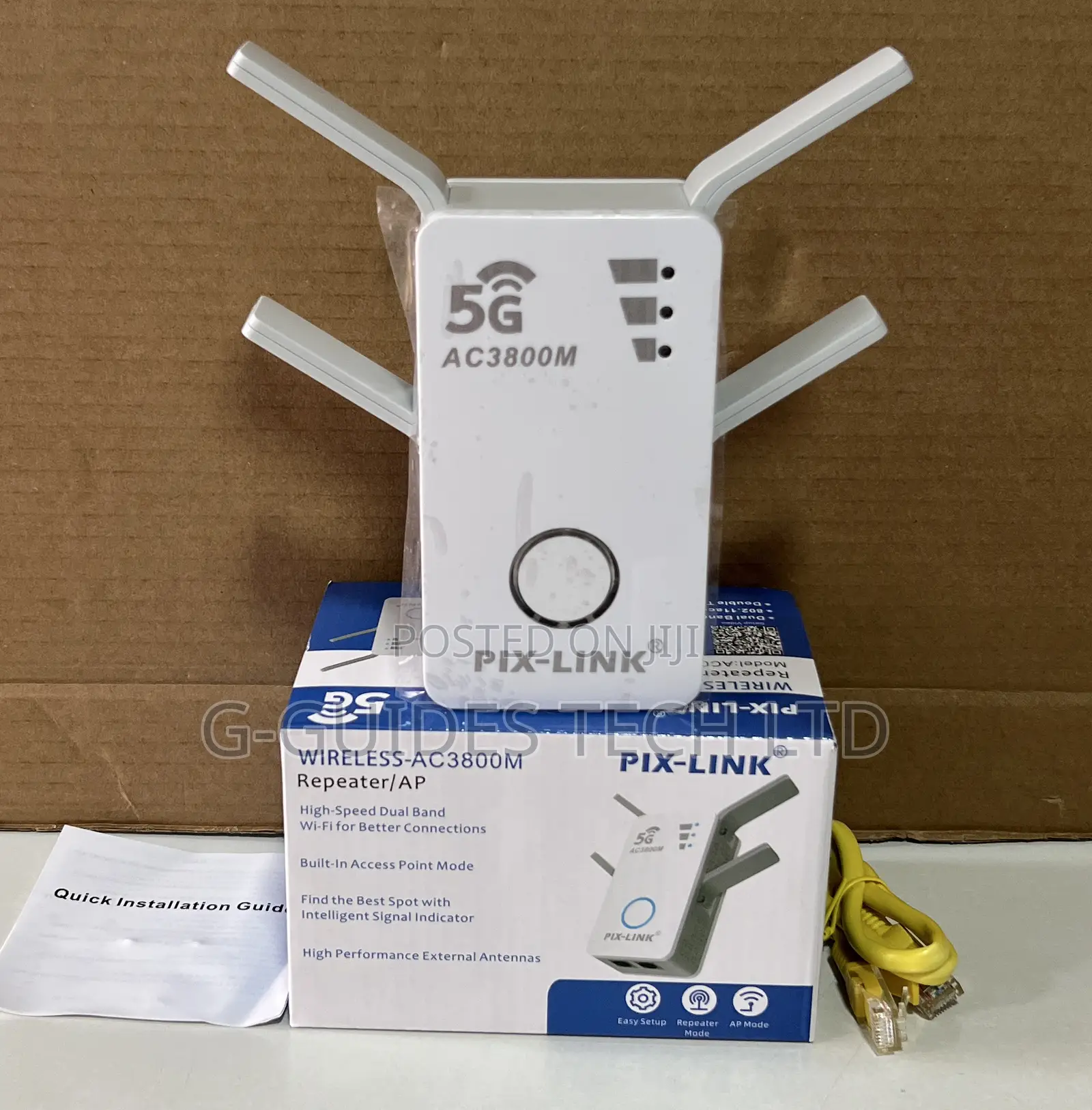 Pix-Link Ac3800m Dual-Band Wi-Fi Range Extender