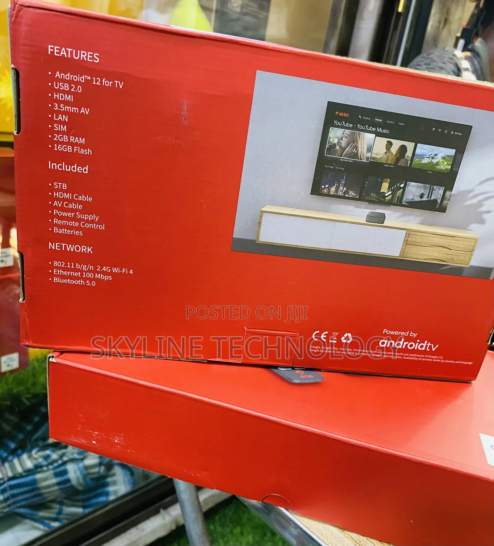 New Streaming Airtel Smartbox And 4g Router.
