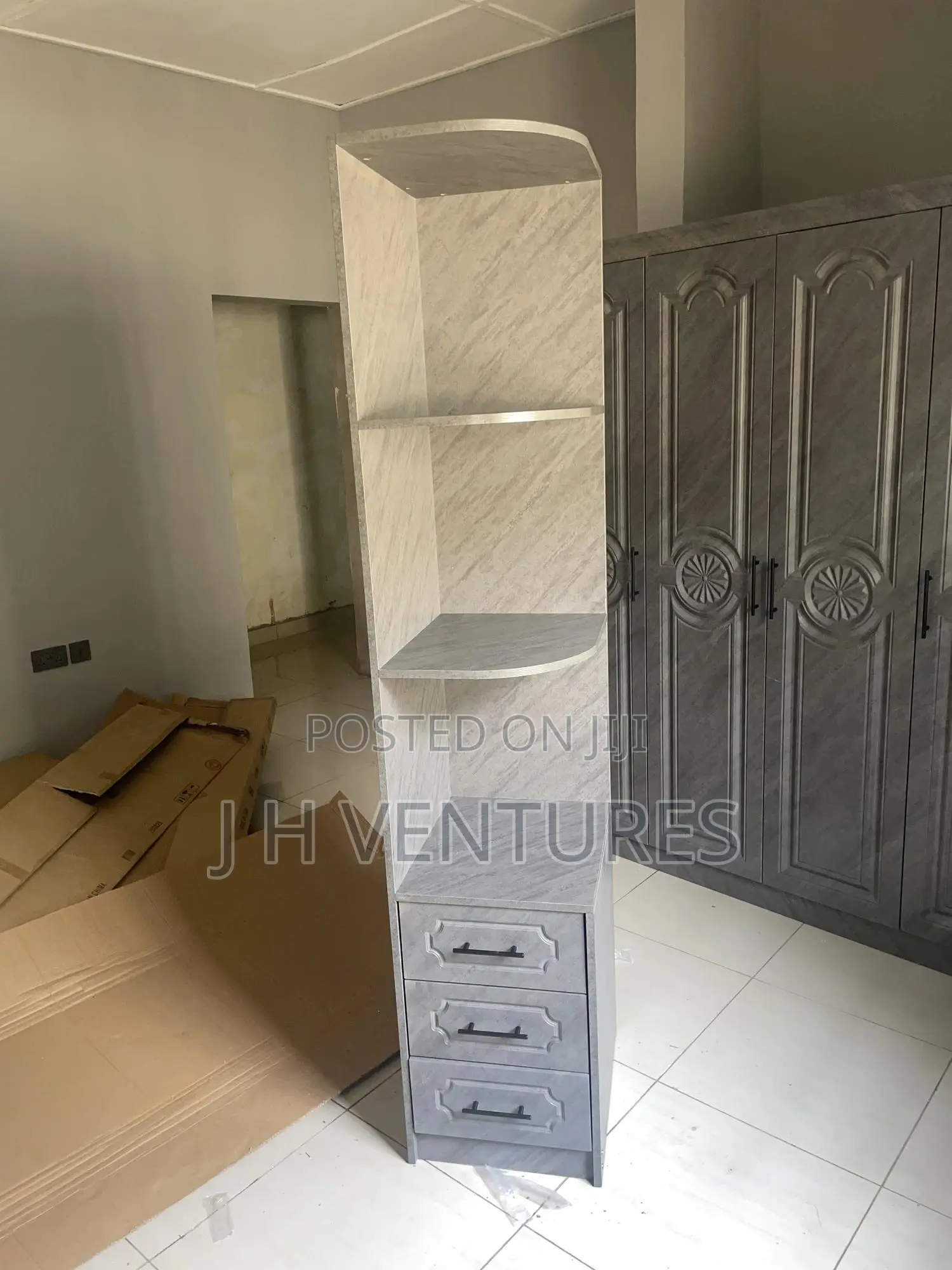 Four Doors Wooden Wardrobe