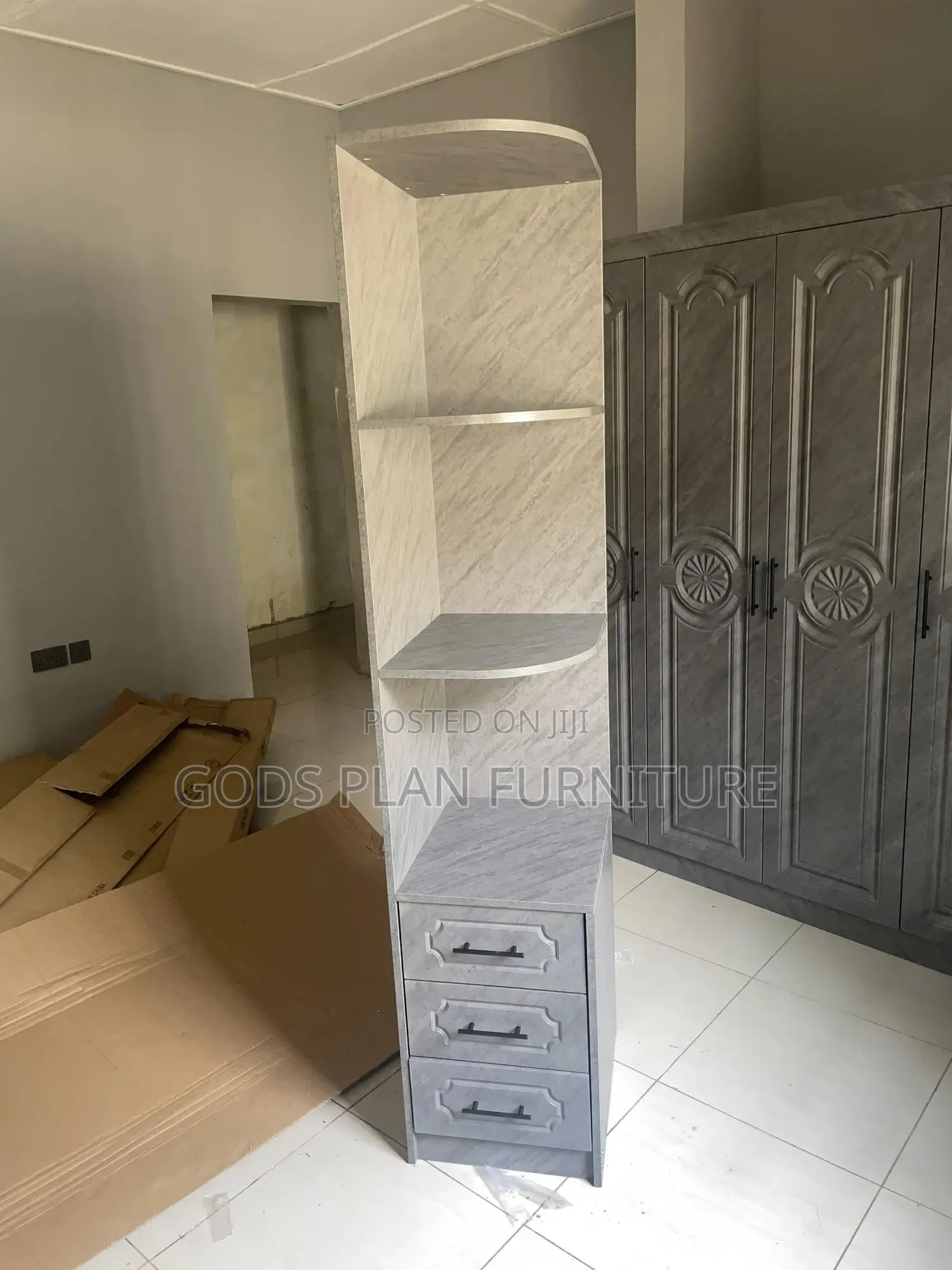 Four Doors Wooden Wardrobe