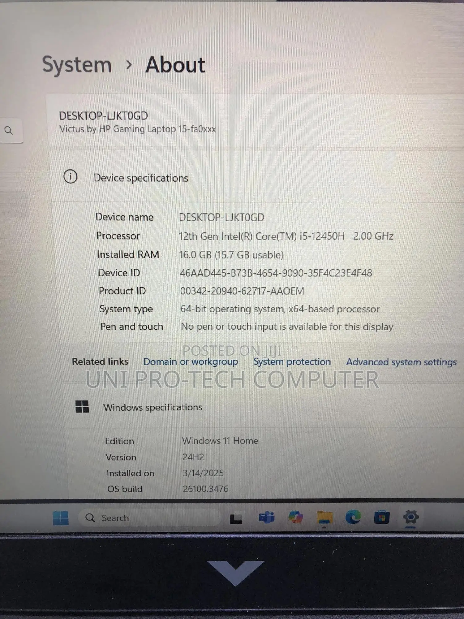 Laptop HP Victus 15 16GB Intel Core I5 SSD 512GB