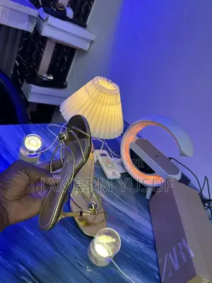 Original Zara Gold Heels for an Affordable Price